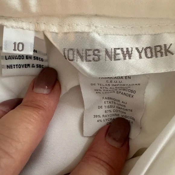 50% Off🍁Jones New York Cream Blazer/Skirt Professional - Picture 10 of 11